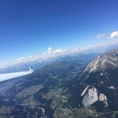 Flugwegposition um 13:43:41: Aufgenommen in der Nähe von Albula, Schweiz in 3450 Meter
